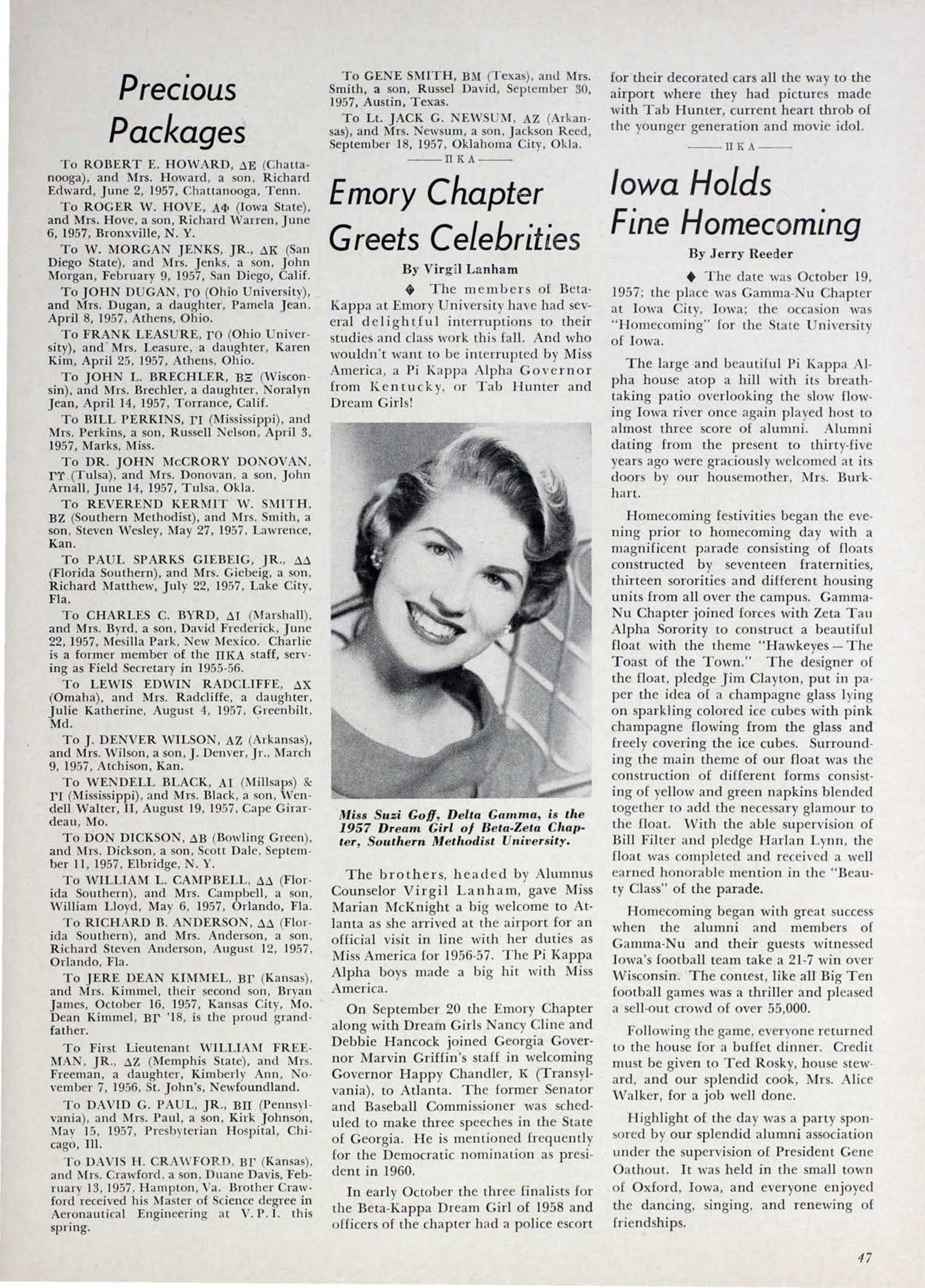 Precious Packages, December 1957